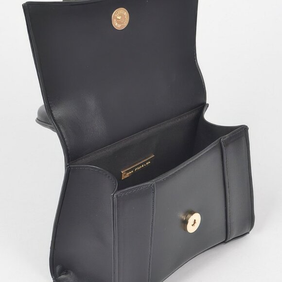 Faux Leather Top Handle Bag - Picture 6 of 7